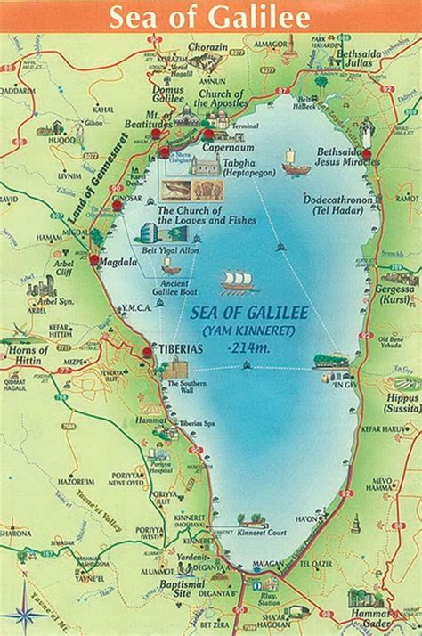 Maps of Sea of Galilee | Bible mapping, Scripture study, Bible knowledge