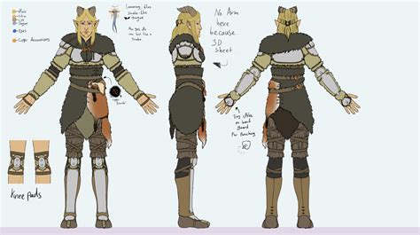 ArtStation - 3D Model Sheet - Aroleir