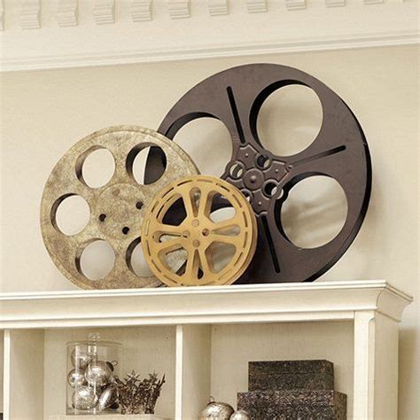 Film Reel Plaques - Metal Reel Plaques - Metal Film Plaques | Movie room, Media room decor ...