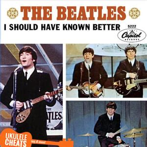 The Beatles - I Should Have Known Better Ukulele Chords