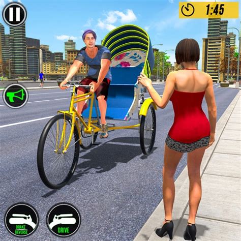 Bicycle Tuk Tuk Auto Rickshaw Free Driving Game: Play Bicycle Tuk Tuk ...