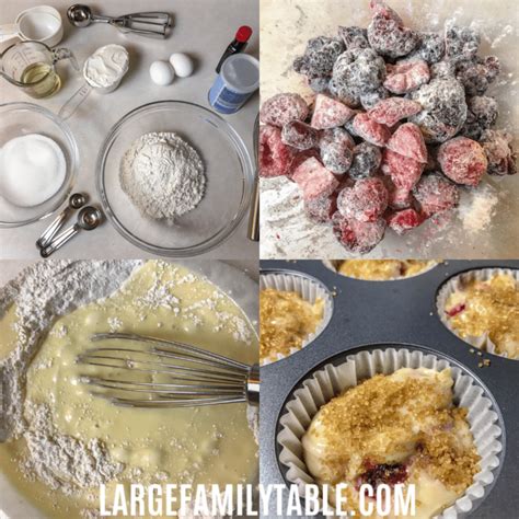 Homemade Mixed Berry Muffins Recipe | LargeFamilyTable.Com