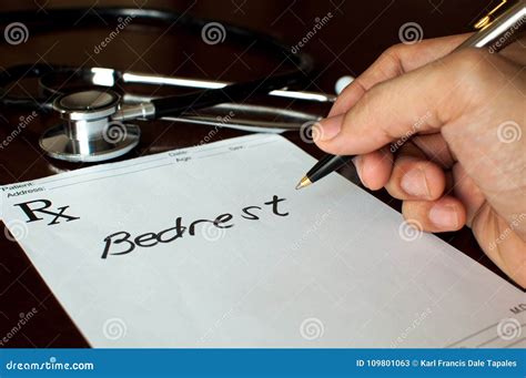 A Doctor is Writing a Prescription in His Office Stock Image - Image of human, paper: 109801063