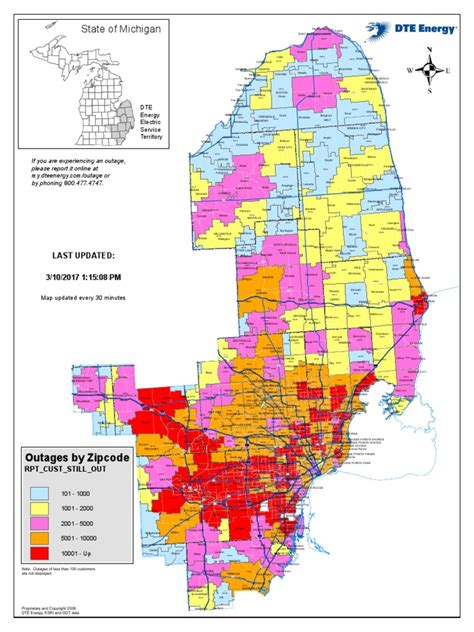 DTE Energy Outage Map