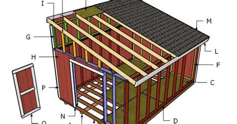 building-a-12x16-lean-to-shed | Outdoor Shed Plans Free | Pinterest | Storage, Backyard and Barn