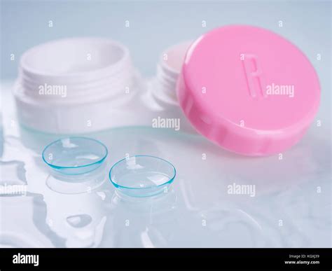 contact lenses drops Stock Photo - Alamy