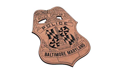 Baltimore City Police Badge SVG - Etsy