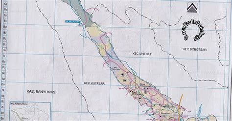 Peta Kecamatan Bojongsari | Download Peta Purbalingga Lengkap | Ukuran ...