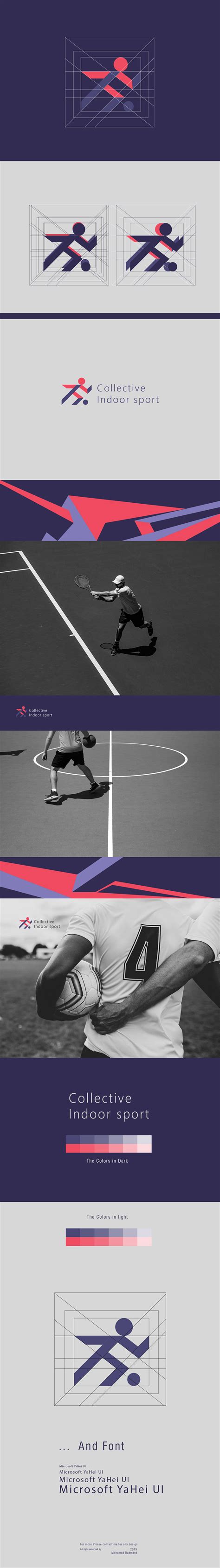 Logo creation for sport centre on Behance