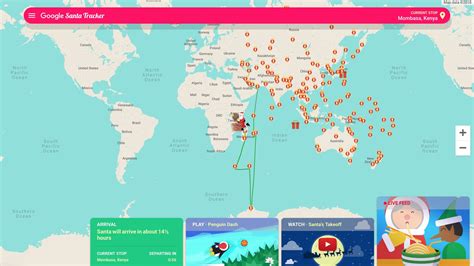 How to follow Santa on Christmas Eve with Google Santa Tracker, Home ...