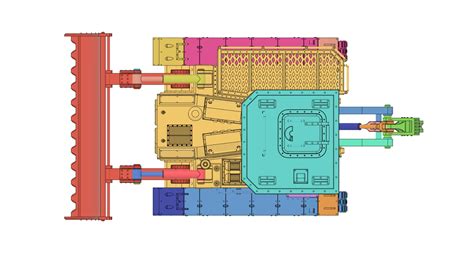 3D file armored bulldozer 🚜・3D printer design to download・Cults