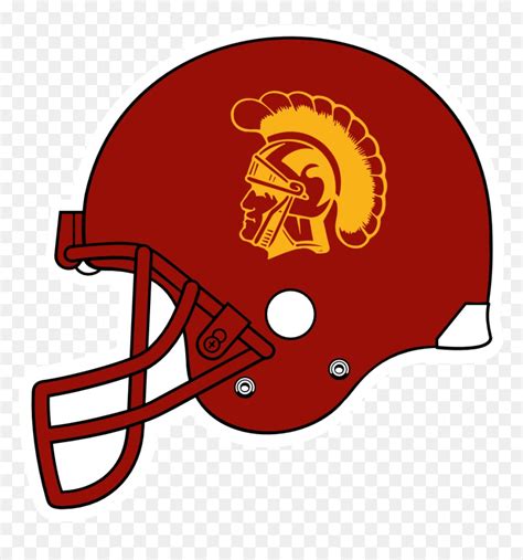 Helmet Clipart Usc, Helmet Usc Transparent Free For - Logo Usc Football ...