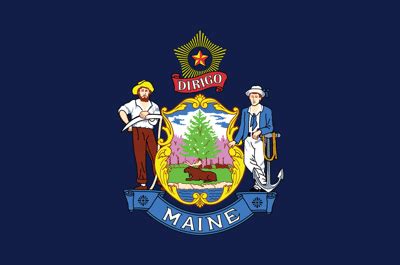 Maine State Flag - AC Flag & Banner