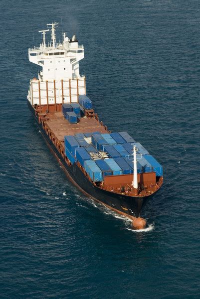 Aerial view of passenger ferry boat — Stock Photo © netfalls #8220035