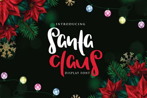 Santa Claus Font by goodigital · Creative Fabrica