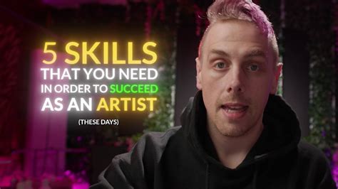 5 Skills For Success As A Modern Artist - YouTube