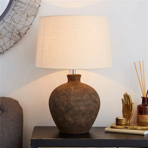 Santiago Large Washed Urn Table Lamp | Dunelm