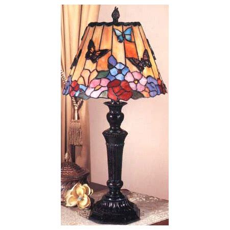 Dale Tiffany TT100587 Tiffany Butterfly Floral Table Lamp