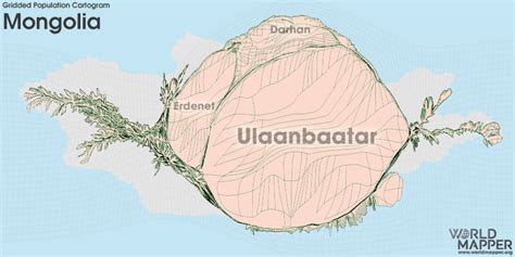 Mongolia Gridded Population