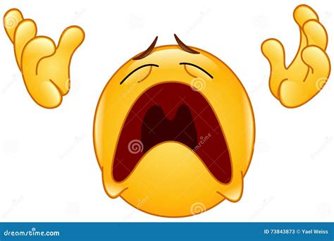 Why god why emoticon stock vector. Illustration of cartoon - 73843873