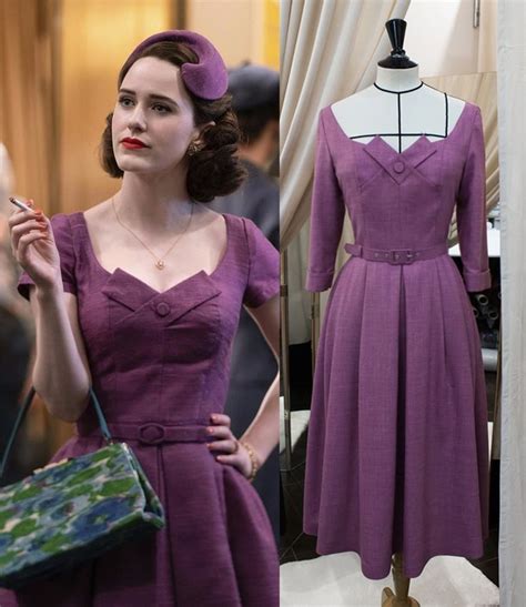 The Marvelous Mrs Maisel purple dress by Ginger Jackie | Dresses ...