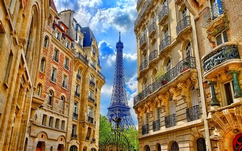 Paris Street Corner View wallpaper | Nature and Landscape | Wallpaper Better