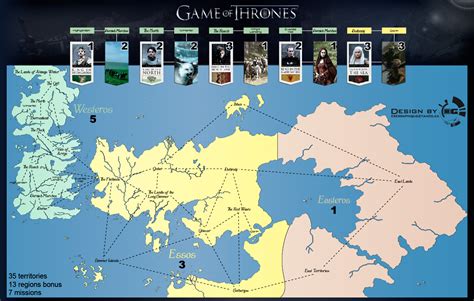 Game Of Thrones Printable Map Pdf View: Game Of Thrones Map - The Art ...