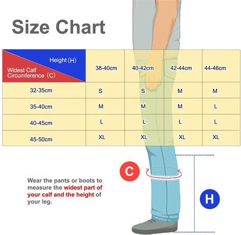 Leg Gaiters Size Chart – Unigear