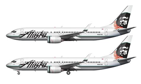 The subtle (yet classy) evolution of the Alaska Airlines livery – Norebbo