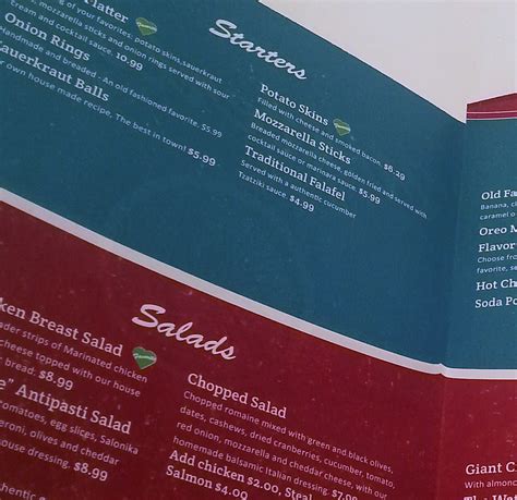 The Waterloo Menu Redesign on Behance