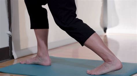 Standing Calf Stretch for Plantar Fasciitis - YouTube