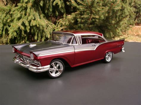 1957 Ford Fairlane 500 Model Car with Custom Upgrades