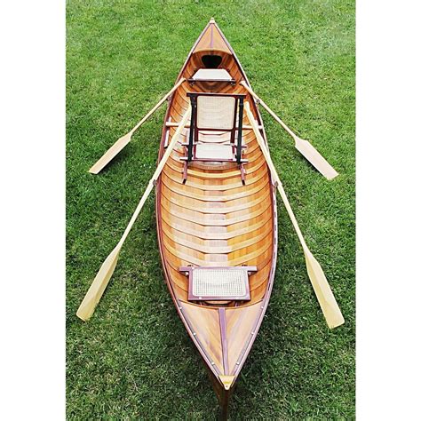 This canoe is completely handcrafted and it typically takes about 500 ...