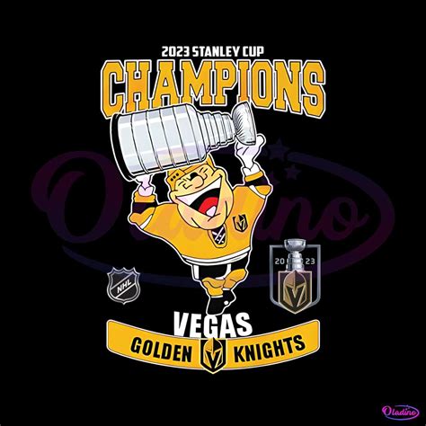 Vegas Golden Knights Mascot Stanley Cup 2023 PNG File