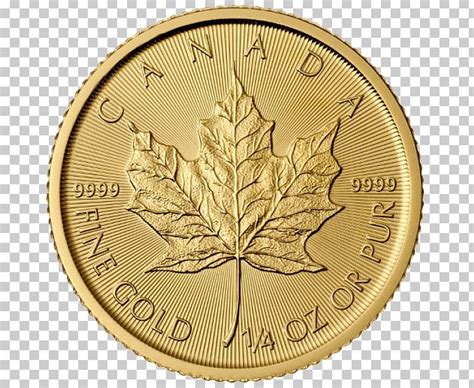 Canadian Gold Maple Leaf Bullion Coin Canadian Maple Leaf PNG, Clipart ...