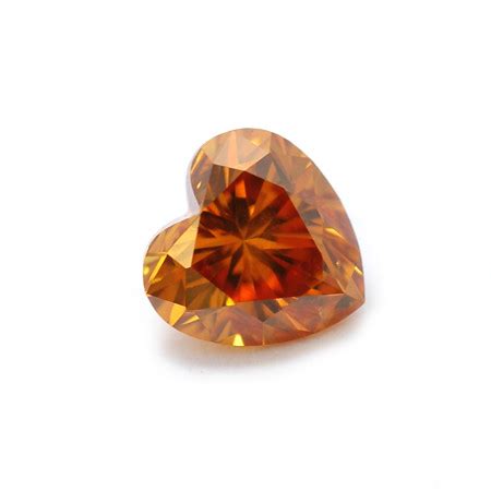 Fancy deep yellowish orange, heart shape diamond by Leibish & Co | Flickr - Photo Sharing!