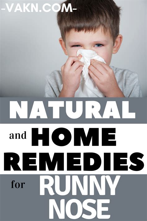 Natural And Home Remedies For Runny Nose in Children | Runny nose ...