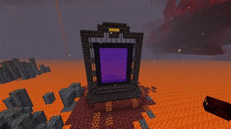 I tryed to repair the ruined nether portal : r/Minecraft