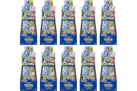 Pokémon TCG Sword & Shield Pokémon GO Booster Box (Japanese) 10x Lot - US