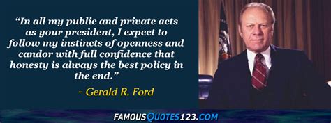 Gerald R. Ford Quotes on People, Government, Sports and Togetherness