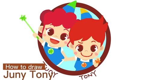 How to draw Juny Tony - YouTube