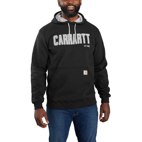 Men's Carhartt Felt Logo Hoodie - Herbert's Boots and Western Wear