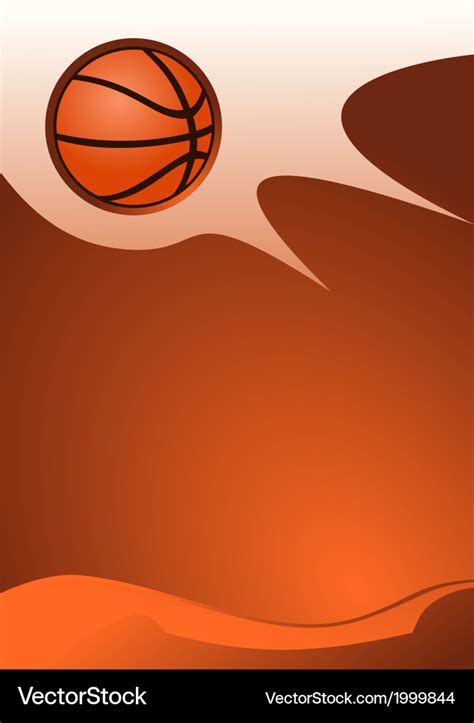 Basketball background Royalty Free Vector Image