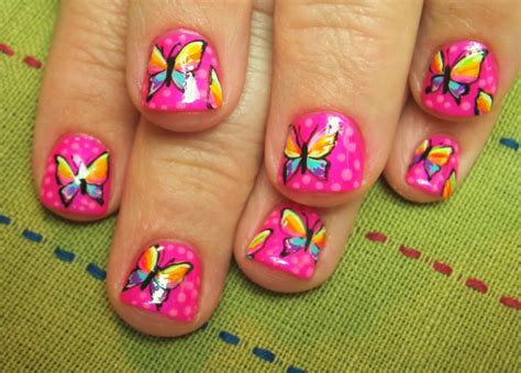 Nail Art by Robin Moses: "nail art" "cute butterfly nails" "butterfly ...