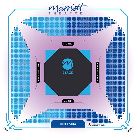 Seating Chart | The Marriott Theatre in Lincolnshire