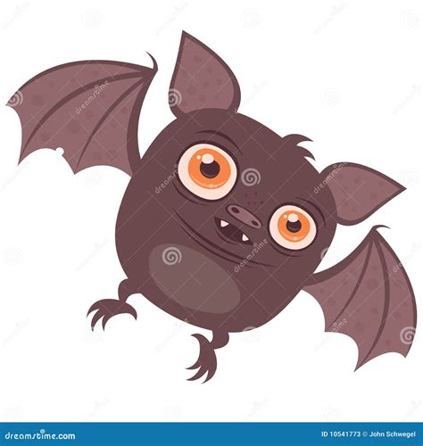 Batty stock vector. Illustration of cute, scary, cartoon - 10541773