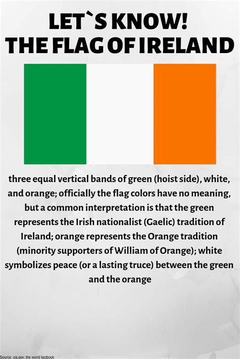 THE FLAG OF IRELAND | Ireland flag, Ireland, Face quotes