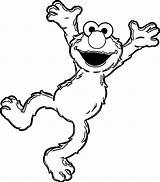 Sesame Street Elmo Face Coloring Page Pages sketch template