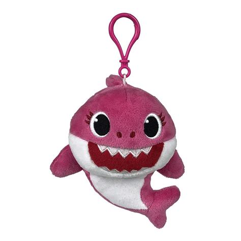 Buy Pinkfong Baby Shark Plush Keychain Mommy Shark - Baby Shark Plush Clip On Keychain from Hit ...