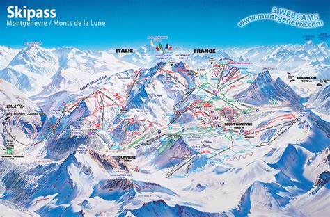 BERGFEX: Ski resort Montgenèvre / La Voie Lactee - Skiing holiday ...